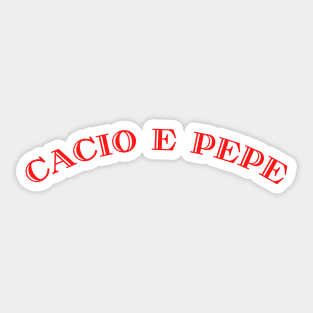 Cacio e pepe pasta - Cacio e pepe food Sticker